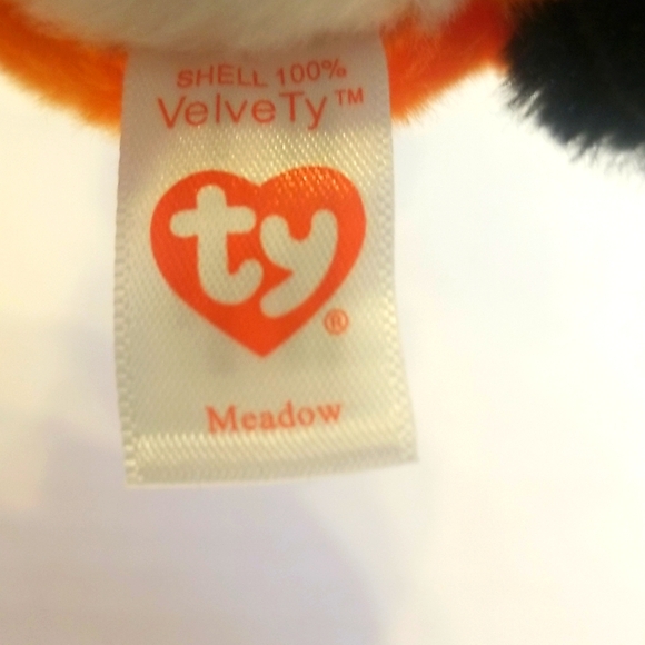 NWT Ty Beanie Boo Orange Meadow the Fox Plush Toy - Picture 9 of 10